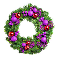 Loaded Christmas wreath