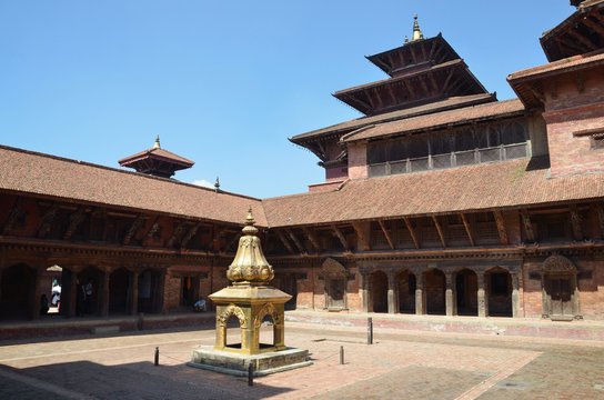 Непал, Патан, площадь Дурбар, королевский дворкц