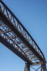 Avellaneda bridge in Buenos Aires, Argentina.