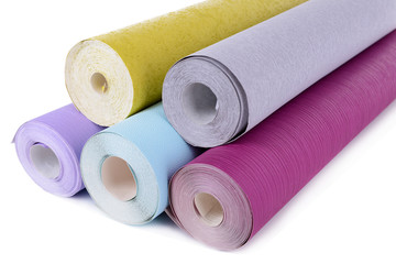 Wallpapers isolated on white