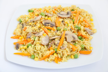 Fried Rice with Vegetables