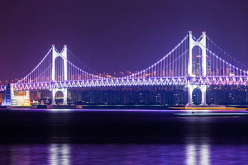 Obraz premium Suspension bridge in Busan