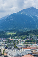 Naklejka na ściany i meble General view of Innsbruck in western Austria.