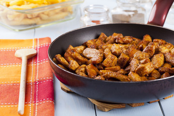 Roasted chicken with spices Arabic