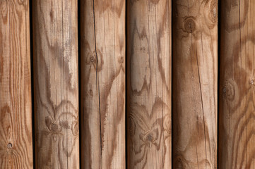 Wooden pine panel fence background texture bright