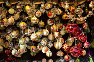 Christmas market at Rathausplatz, Vienna, Austria
