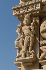 Fototapeta na wymiar Pashvanath Temple in Khajuraho