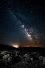 Fototapeta na wymiar Droga Mleczna, Death Valley