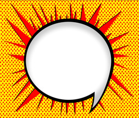 Blank empty speech bubbles