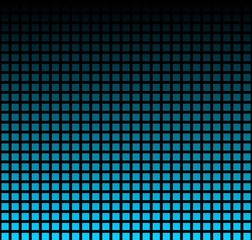 Hintergrund mit blauen K&auml;stchen und weichem &Uuml;bergang zu schwarz