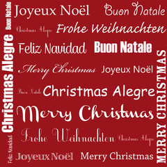 Fond Joyeux Noël rouge