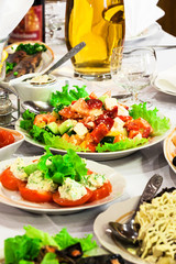 fresh salads and juice