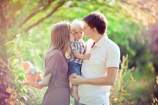 Happy young family 38
