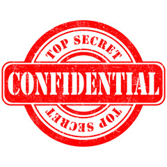 Stamp confidential top secret