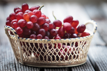 Red grapes