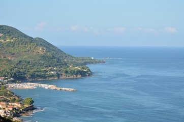Fototapeta na wymiar Panorama Cilento, Włochy