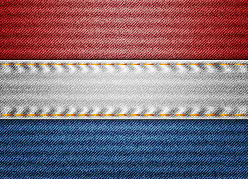 Denim Luxembourg flag