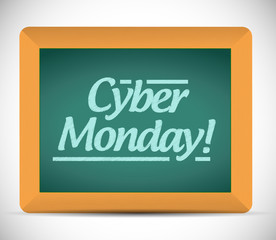 Obraz premium cyber monday written message illustration design