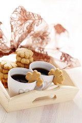 coffee with cookie