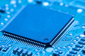 electronic circuit board with processor