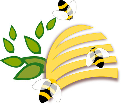 Nature Beehive Icon or Logo