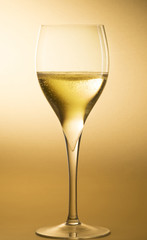 toast with champagne
