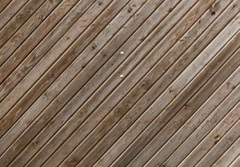 Background of brown old wooden wall