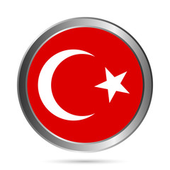 Turkey flag button.