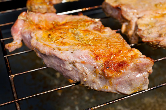 Pork neck - grilled