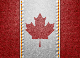 Denim Canada flag