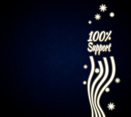 a support template with stars