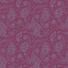 Seamless Paisley background.