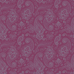 Seamless Paisley background.