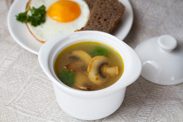 Mushroom soup
