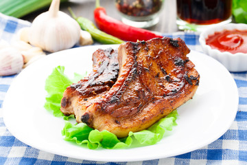 Fried pork loin