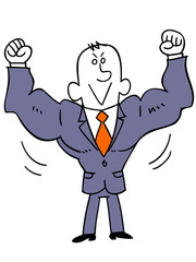 マッチョなサラリーマン