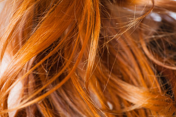 red hair macro