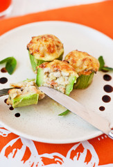 Stuffed zucchini