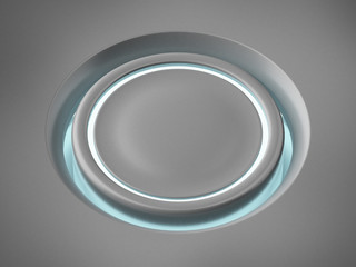 Circle Futuristic button