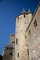 Fototapeta na wymiar średniowieczne miasto Carcassonne, Langwedocja-Roussillon, Francja