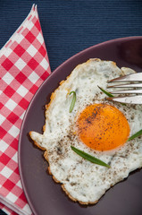 Rural theme of traditional breakfast