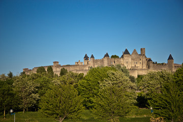 medieval city of Carcassonne, Languedoc Roussillon, France