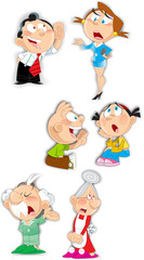 emotions family characters