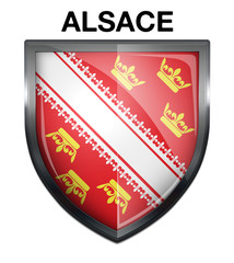 Blason Alsace Region
