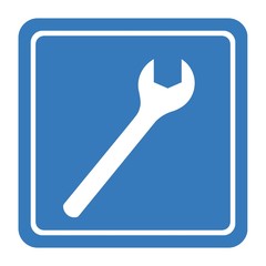 Clé de serrage dans un panneau