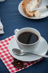 Soft breakfast concept with soft colors