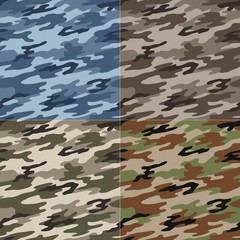 seamless camouflage pattern © creative_stock