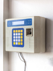 fingerprint and password lock in working time