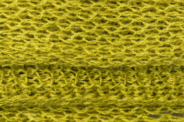 Green wool texture