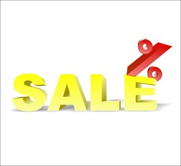 Close up sale with percent down discount